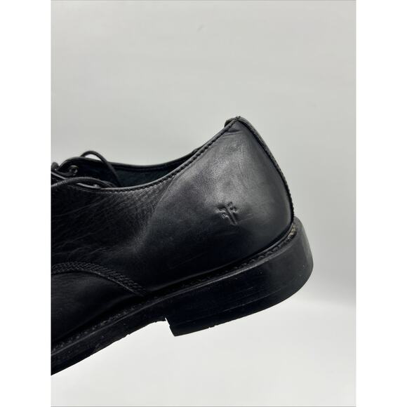 Frye Murray Mens Size 13 BLACK Leather Lace-Up Oxford Dress Shoes main image 6